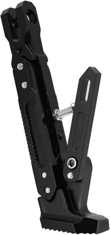 Shining House - Motorrad-Seitenständer, Qiilu Motorräder Rahmen & Beschläge Ständer Motorradzubehör CNC-verstellbarer St...