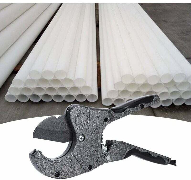 Robuster PVC-Rohrschneider, Schneidwerkzeug mit Griffverriegelung, Rohrschneider für 20–63 mm PE-PPR-Rohre