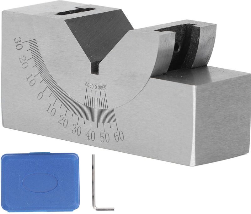 Verstellbarer Mikrowinkelmesser, hochpräziser Winkel-V-Block oder Werkzeug für Fräs- und Drehmaschinen