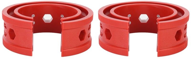 Stoßdämpfer für Autos, praktisches professionelles rotes Schutzpad für Stoßdämpfer, geeignet für die Autowartung und zur...