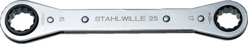 Stahlwille - 41131415 Ratschenringschlüssel 25 14 x 15 mm 12-KT. Länge 170 mm Anza