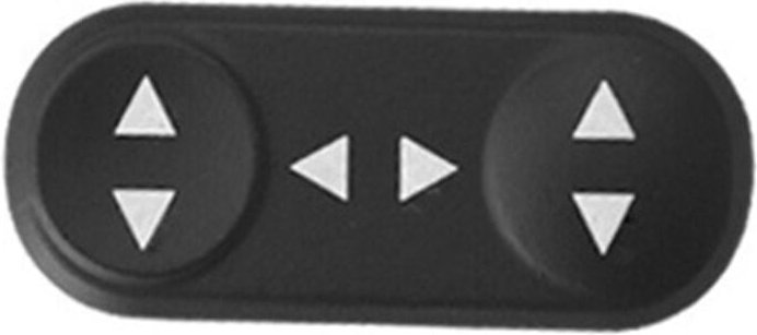 Tlily - 2PCS Vordersitzkissen Einstellschalter für Granturismo Quattroporte 4.2 & 4.7 2008-2018 980145096 980145095