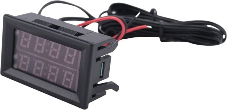 Dual Red led Digital Display Thermometer Wasserdicht Temperatur Sensor 0,56 Zoll
