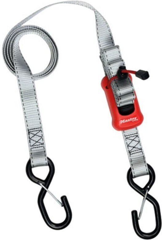 Vorgefertigte Ratschen-Gurtband mit Selbstsicherung, 25 m x 25 mm – Master Lock