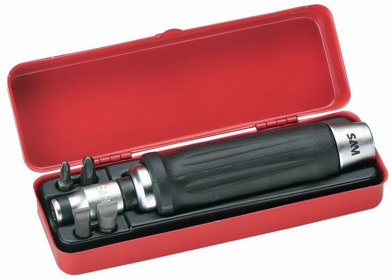 Schlagschraubendreher-Koffer 6 Werkzeuge sam - 270AJ6