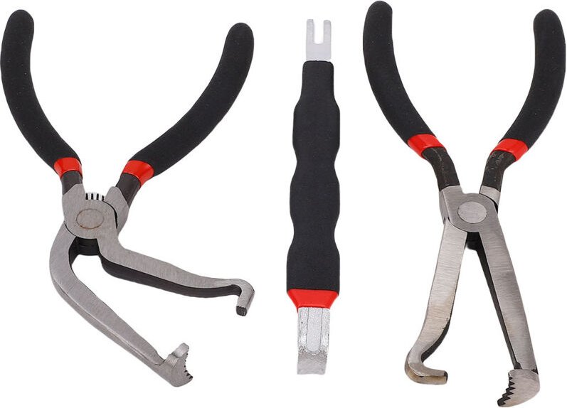 WODHMIEY 3-teiliges Stecker-Demontagewerkzeug-Set – Gerade und 60° abgewinkelte Zange aus Kohlenstoffstahl mit doppelsei...