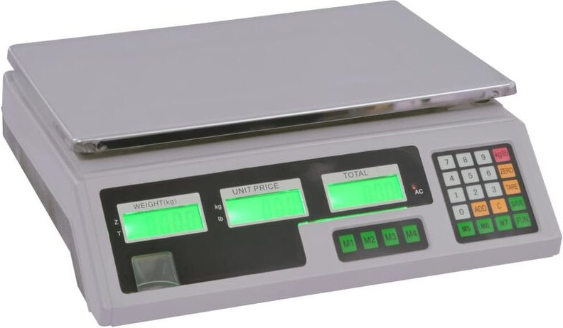 Digitalwaage 30 kg mit Akku vidaXL