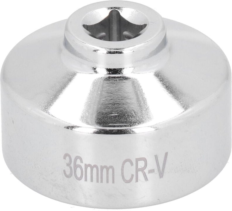 aqxreight Edelstahl-Ölfilterschlüssel-Entfernungswerkzeug, 36 mm 6-Punkt-Steckschlüssel für die Autowartung.