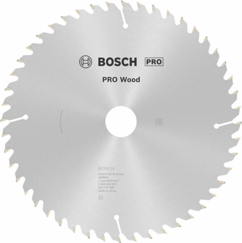 Pro Wood Kreissägeblatt, 230 x 2,8 x 30 mm, T48 - Bosch