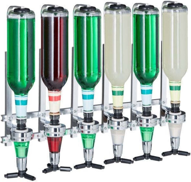 Wall mount bar butler