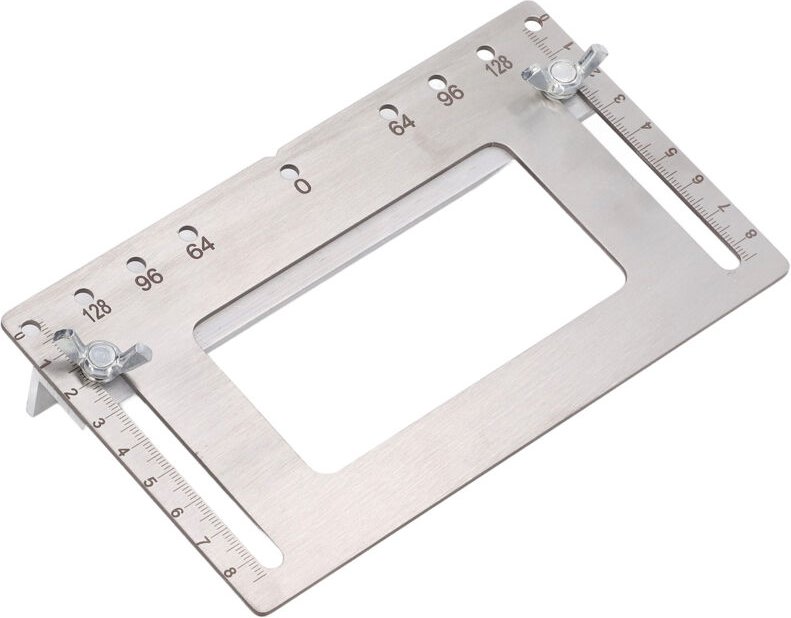 Griff-Bohrloch-Locator, korrosionsbeständige Bohrschablone, einfache Bedienung, hochpräziser Edelstahl für die Möbelmont...