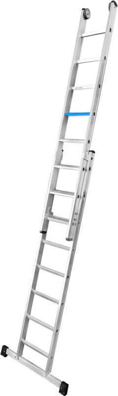 Thumbnail - Iller Stufen Schiebeleiter ERGO Plus mit standfester Quertraverse 2x14 Stufen