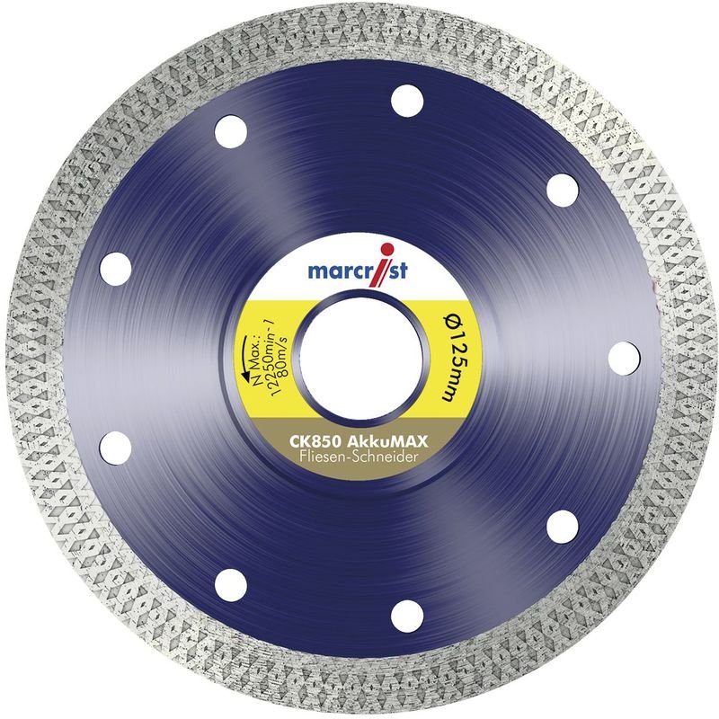 Marcrist - Diamant-Trennscheibe CK850 AkkuMax 125 x 22,23 mm Fliesen