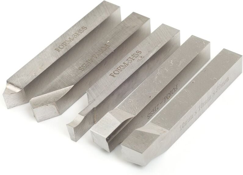 Proxxon - Drehstahlsatz, HSS 10 x 10 x 80 mm (5-teilig) - 24550