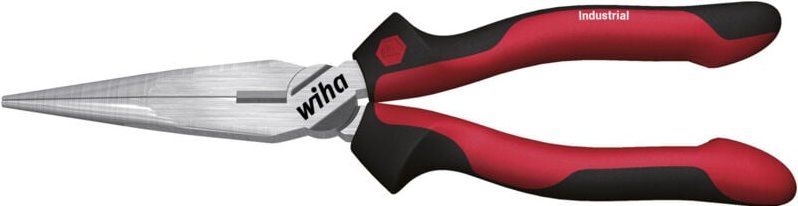 Wiha Flachrundzange Industrial mit Schneide gerade Form 160 mm, 6 1/2" (32322)