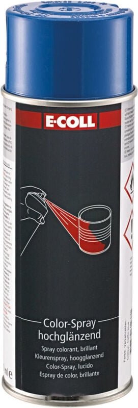 E-Coll Color-Spray Glänzend 400ml Verkehrsblau