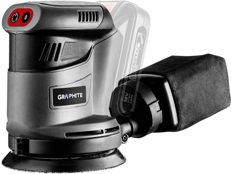 Graphite - Akku-Exzenterschleifer Energy+, 18V Li-Ion, ohne Akku