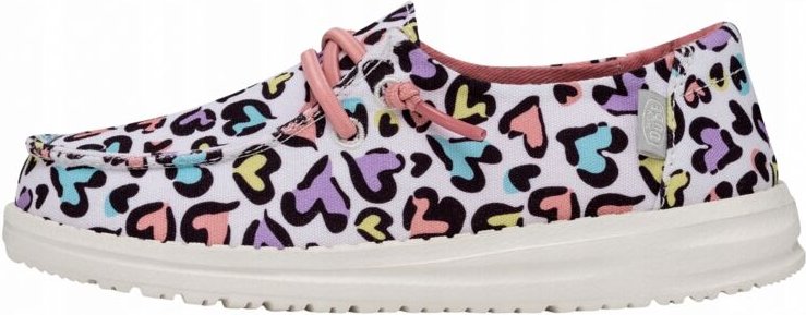 Heydude Wendy Jugend Cat 40106 33 Weisser Leopard