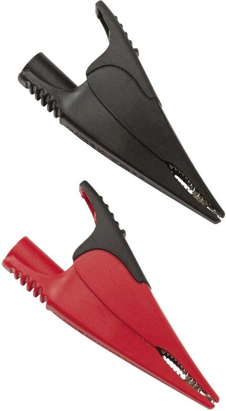 AC285 Sicherheits-Abgreifklemmen-Set Buchse 4 mm cat iv 600 v, cat iii 1000 v Rot, Schwarz - Fluke