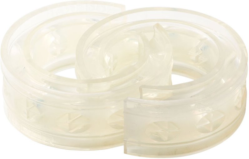 Stoßdämpfer für Autos, 2 Stück Universal-Stoßdämpfer-Federpuffer Transparenter Stoßdämpfer für Autostoßstangen (E)