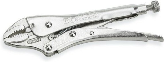 Gebogene Maulzange mit Schnitt, CrMo, 250 mm DOGHER 276-250
