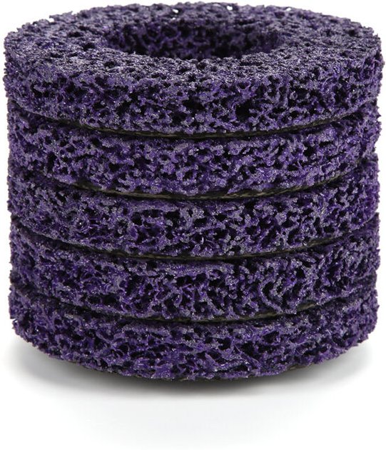 Eosnow Winkelschleifscheibe, 5 Stück verschleißfeste Streifenradscheibe 100 mm zum Polieren und Schleifen