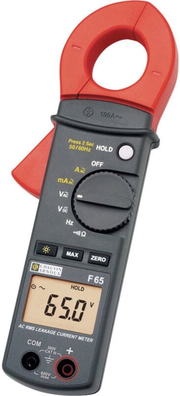 F65 Stromzange digital cat iii 600 v Anzeige (Counts): 10000 - Chauvin Arnoux