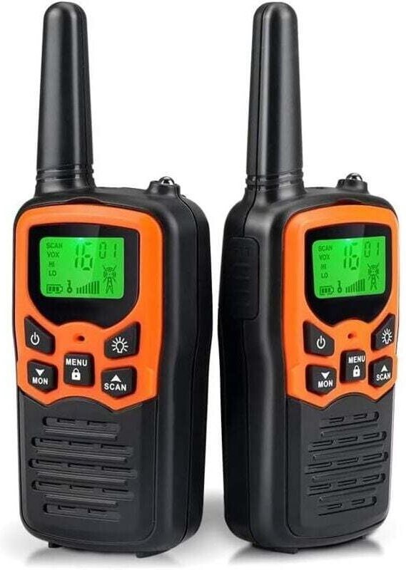 Talkie-walkie longue portée, gamme de fréquences 446,00625-446,9375 MHz, talkie-walkie à usage domestique avec indicateu...