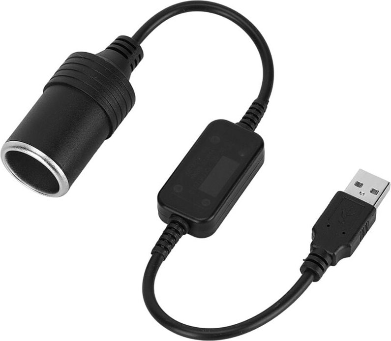 5V zu 12V Auto USB Zigarettenanzünder Stecker auf Buchse Konverter Adapter