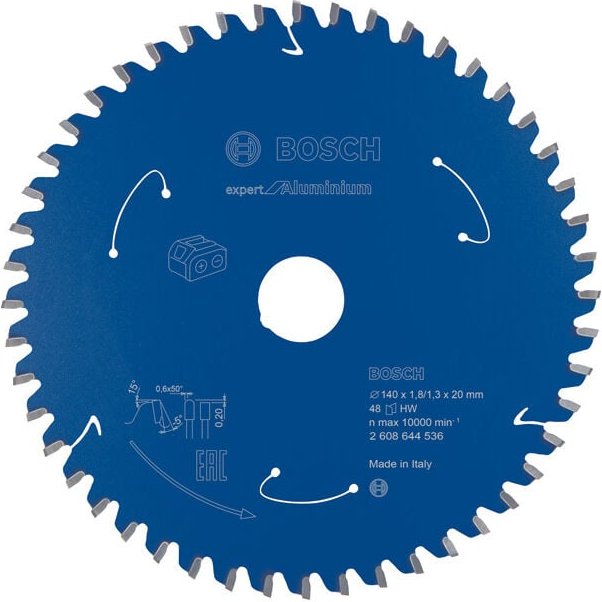 Expert for Aluminium 140x20x1.8/1.3x48T - Bosch