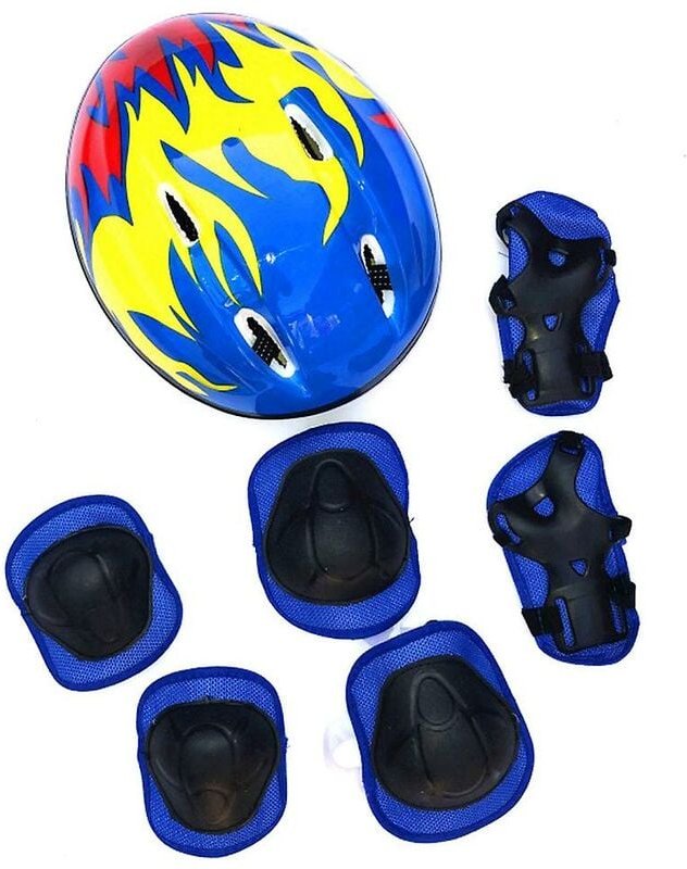 Woosien - 3-6 Jahre Kinder Helm Fahrrad 7 teile/satz Ultraleichte Kinder Schutzausrüstung Mädchen Radfahren Reiten h