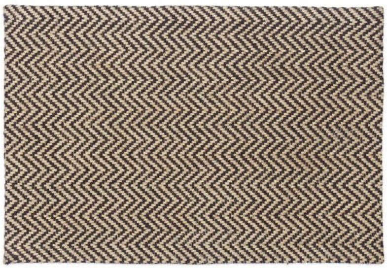 Zigzag jute doormat