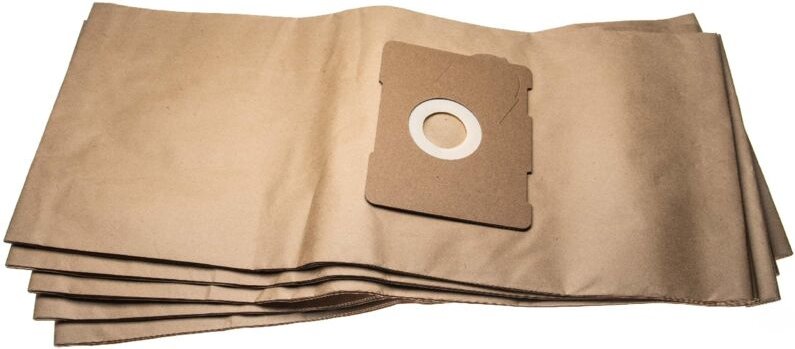 5x Filtersack kompatibel mit Protool Festool vcp 321 e-l Absauggerät - 66,25cm x 29,65cm braun - Vhbw