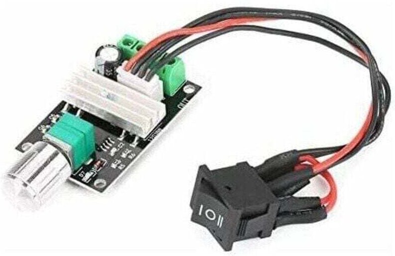 12-Volt-Motordrehzahlregler, XU, Gleichstrommotorregler, reversibler Gleichstrommotordrehzahlregler 6 V, 12 V, 24 V, 3 A...