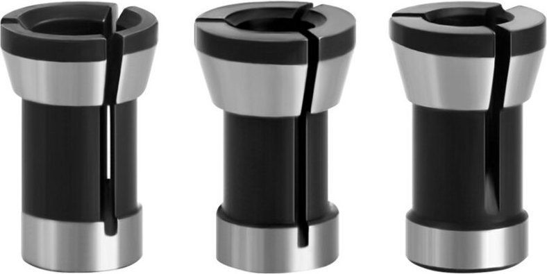 3-teiliges Spannzangenfutter-Adapterset 6 mm/6,35 mm/8 mm Spannzangenfutterkopf für Bohr- und Fräsmaschinen