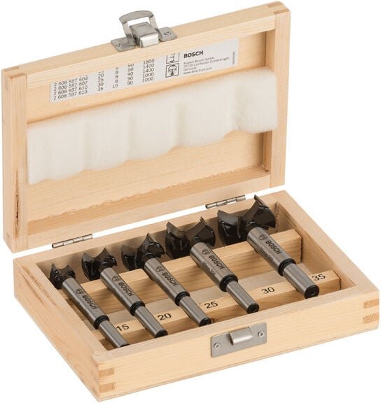 Bosch 5tlg. Kunstbohrer-Set Carbide 15 20 25 30 35 mm