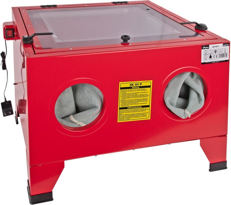 Dema - Sandstrahlkabine Sandstrahlgerät Sandstrahlanlage Sandstrahler 90 Liter