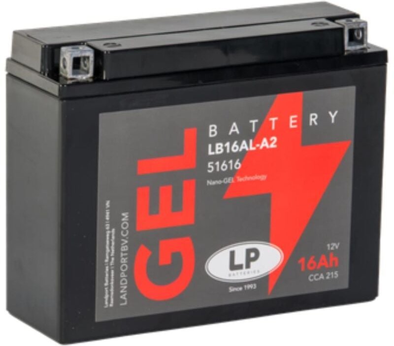 Batterie 12V 16Ah für Motorrad Startbatterie mg LB16AL-A2
