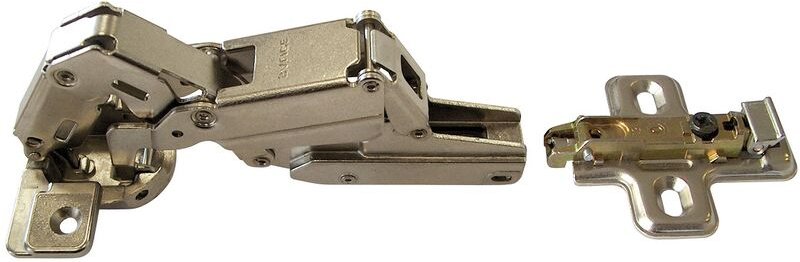 Weitwinkelscharniere, mit Clip, für Außentür, 0/35mm, 165°, 2 stk - HSI