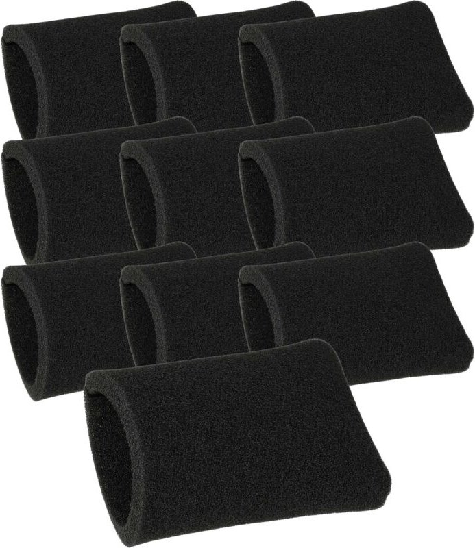vhbw 10x Staubsaugerfilter Ersatz für Kärcher 5.731-595.0 Filter für Staubsauger - Schaumstofffilter Schwarz