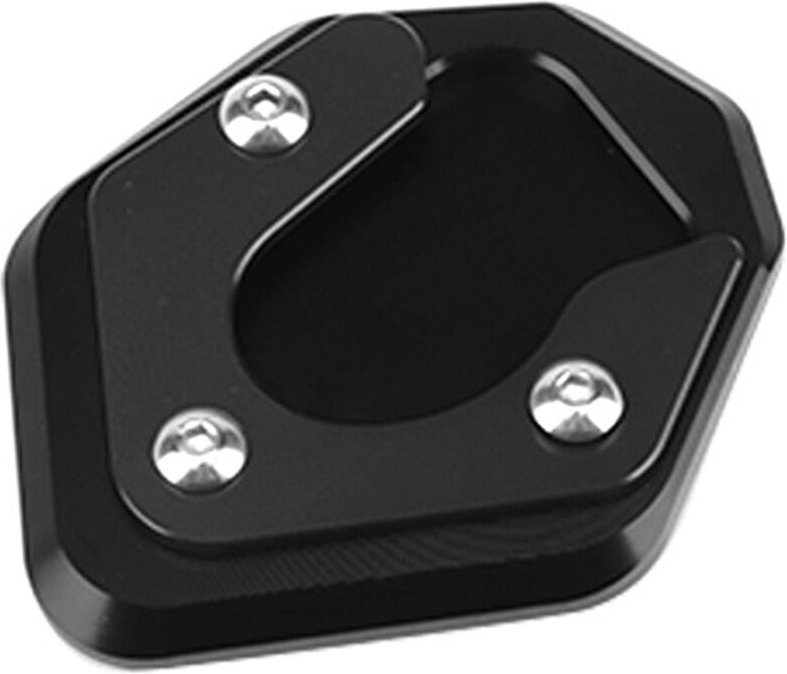 MotorradzubehöR SeitenstäNderpolsterplatte StäNdervergrößErungsstüTze Erweiterung für 800MT 800 MT (Schwarz)