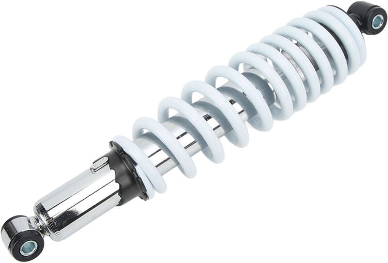 Motorrad-Hinterradstoßdämpfer, 370 mm Lochabstand, 5-fach verstellbarer Stoßdämpfer für Geländefahrzeuge.