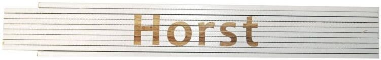 Zollstock Horst 2 m weiß Zollstock
