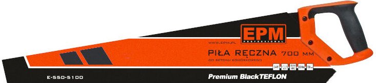 Suporex Säge 700mm 34/17t Premium Schwarz Teflon - E-550-5100