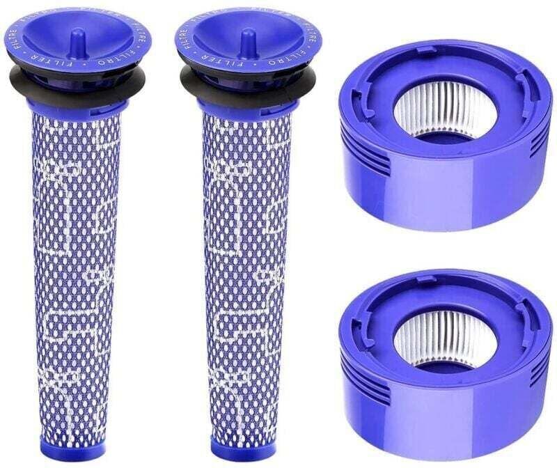 4er-Pack Ersatzfilter für Sans V7, XU, V8 Animal und Absolute Staubsauger, leistungsstarke und leise Komponenten, langle...