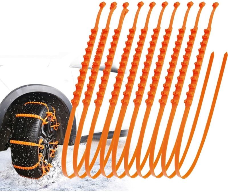 20X Anti-Rutsch Schneekette Schnee Eis Kette Anfahrhilfe Reifenkette Auto PKW