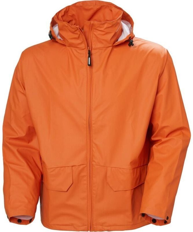 RegenjackeVoss,PU-Stretch orange, Gr.3XL