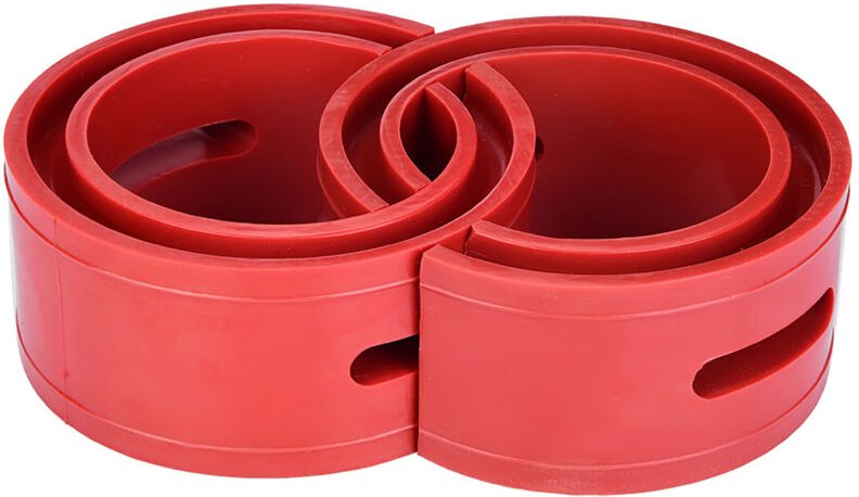 Eosnow 2 Stück rotes Auto-Stoßdämpfer-Pufferfeder-Stoßstangenkissen Typ B