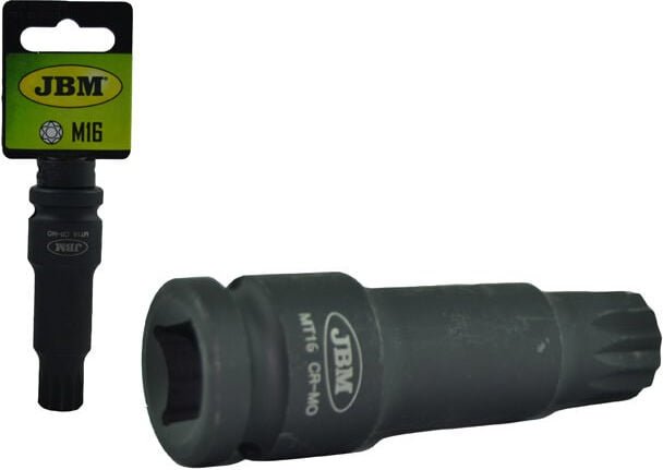 Manipulationssichere XZN Schlagschrauber-Steckschlüssel-Steckschlüssel M16 JBM52810