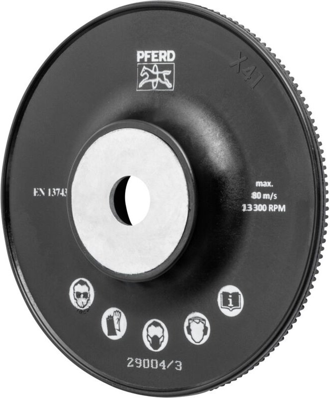 Hochleistungs-Stützteller mit Spannmutter ø 115 H-GT115 M14 für Winkelschleifer 115 - Pferd